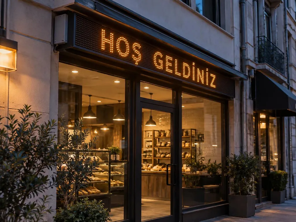 LED Tabela görünüm örneği