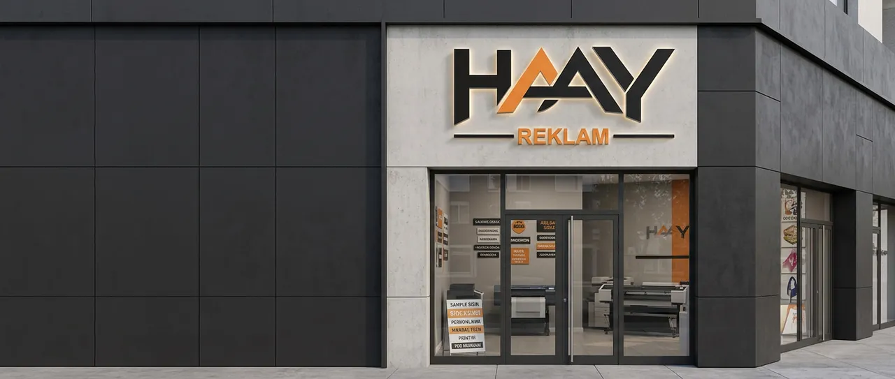 HAAY Reklam Kutu Harf Tabela uygulama örneği