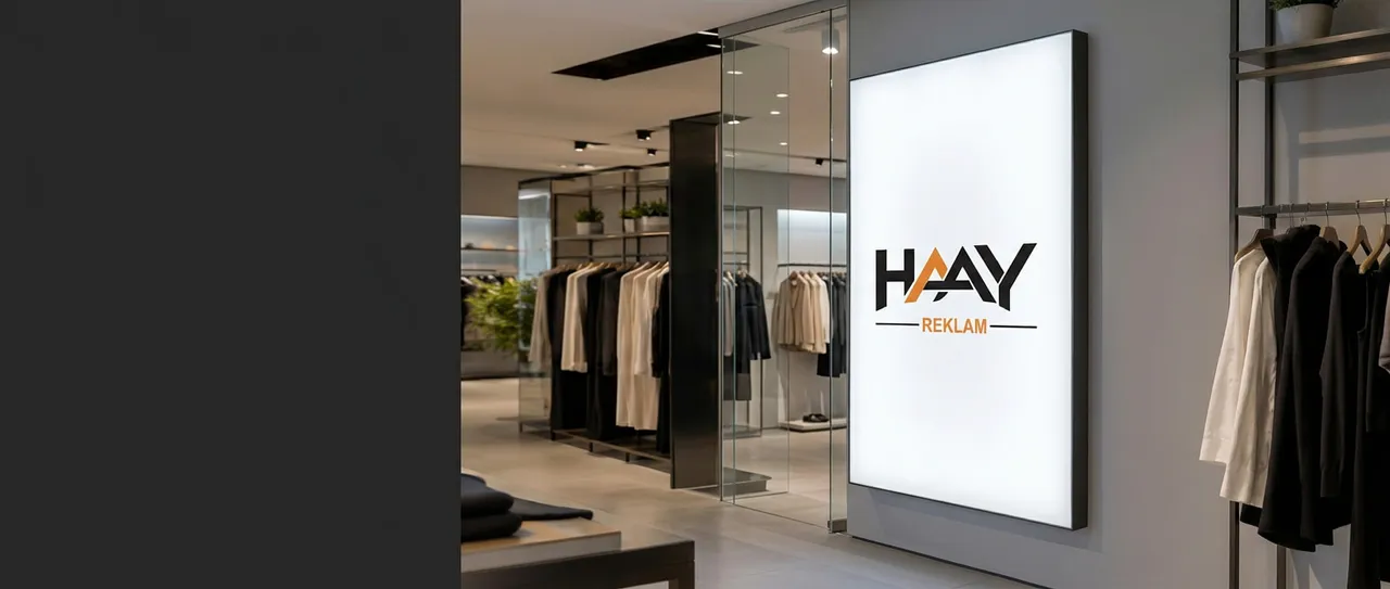 HAAY Reklam logolu LEDBOX örnek tasarımı